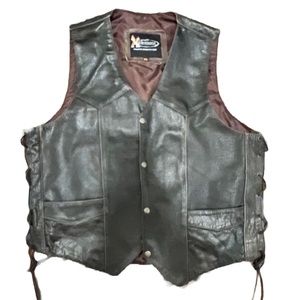 Leather vest